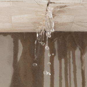 Ceiling leaking with water